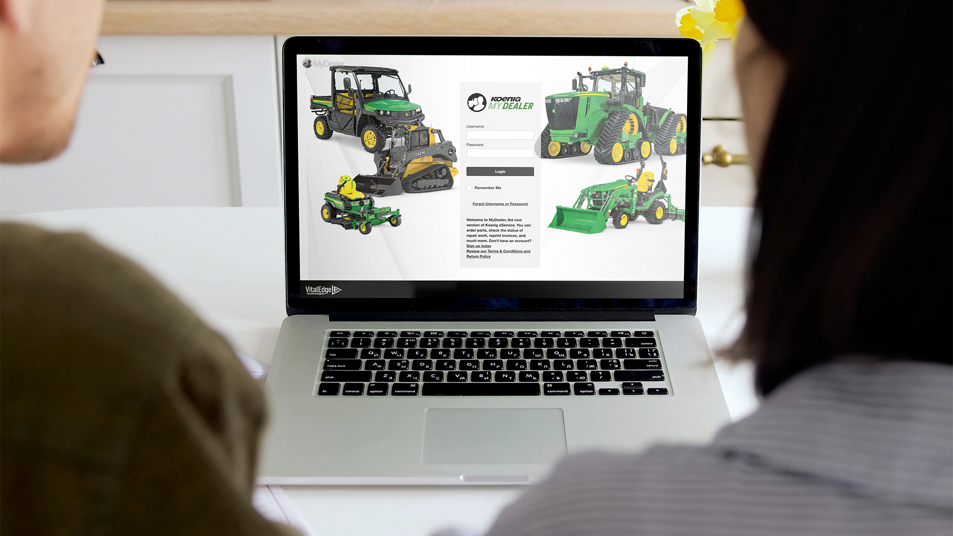 MyDealer Customer Portal Koenig Equipment